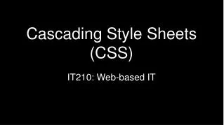 cascading style sheets css