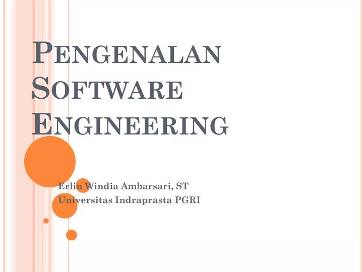 pengenalan software engineering