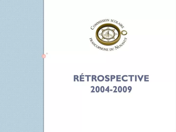 r trospective 2004 2009