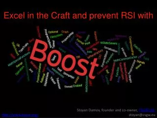 Excel in the Craft and prevent RSI with