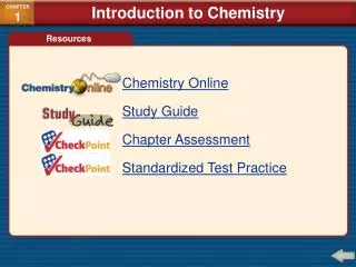 Chemistry Online Study Guide Chapter Assessment Standardized Test Practice