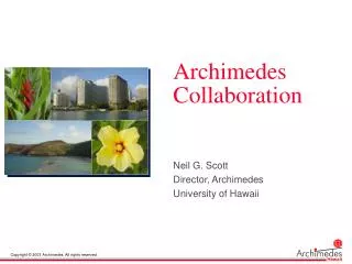 Archimedes Collaboration