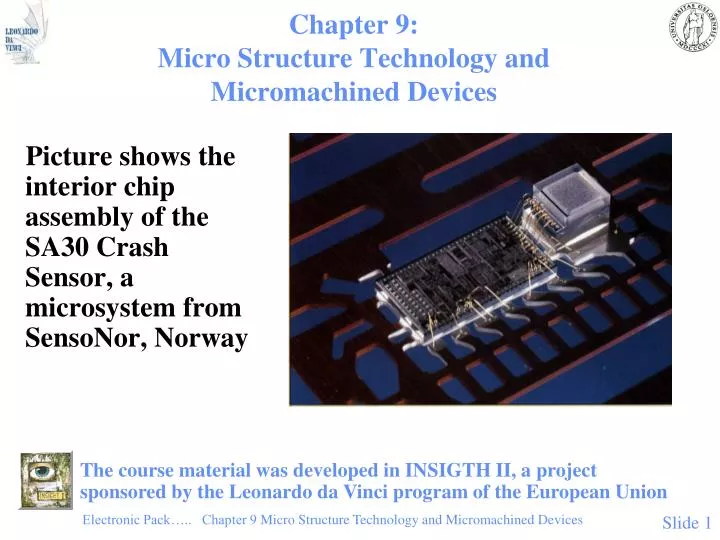 chapter 9 micro structure technology and micromachined devices
