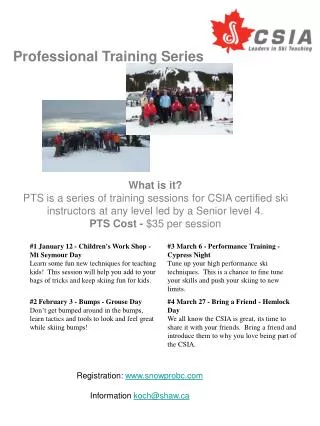 Professional Training Series