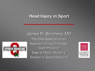 Head Injury in Sport