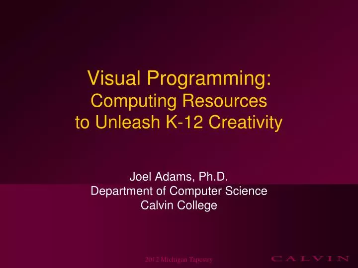 visual programming computing resources to unleash k 12 creativity