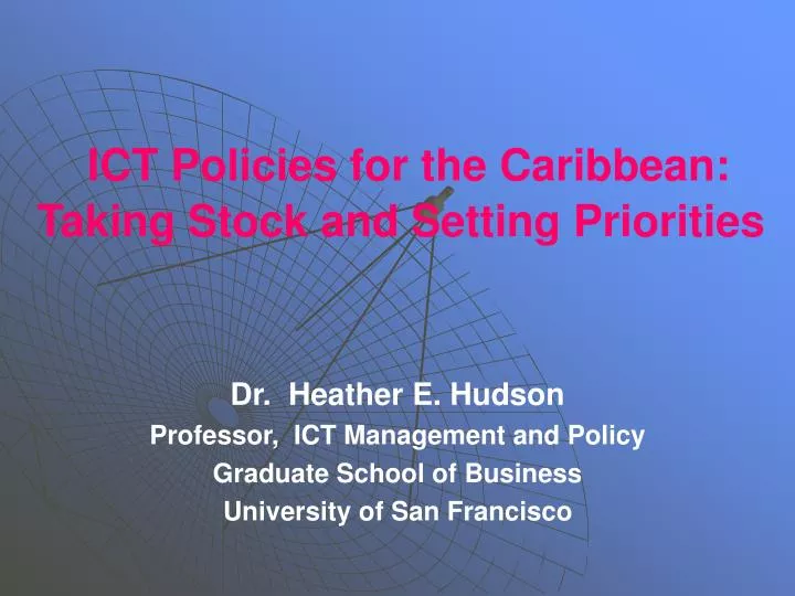 ict policies for the caribbean taking stock and setting priorities