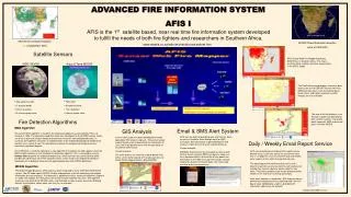 ADVANCED FIRE INFORMATION SYSTEM AFIS I