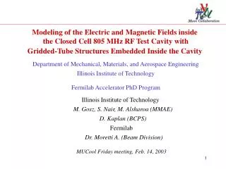 Modeling of the Electric and Magnetic Fields inside the Closed Cell 805 MHz RF Test Cavity with