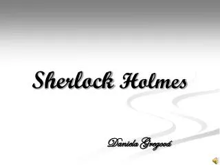 sherlock holmes