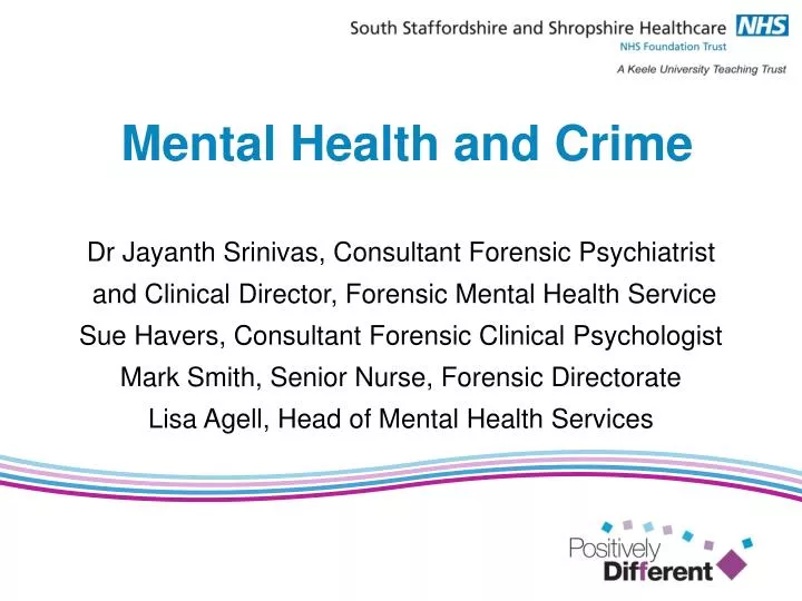 mental health and crime