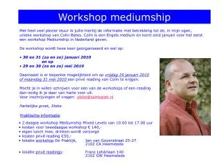 trance healing workshop