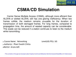 CSMA/CD Simulation