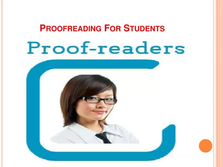 proofreading for students