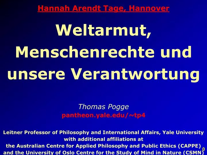 hannah arendt tage hannover
