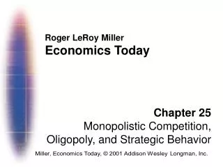 Roger LeRoy Miller Economics Today