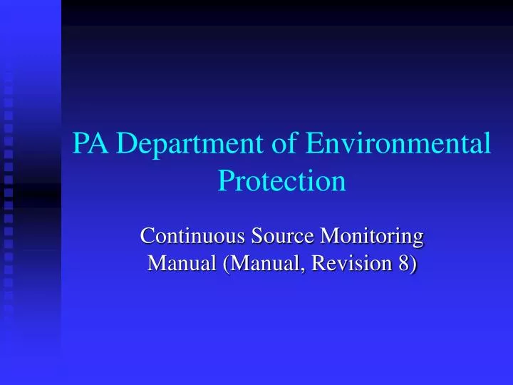 pa department of environmental protection