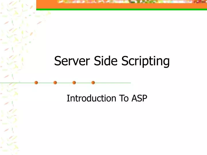 server side scripting
