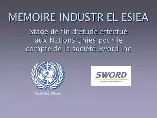 memoire industriel esiea