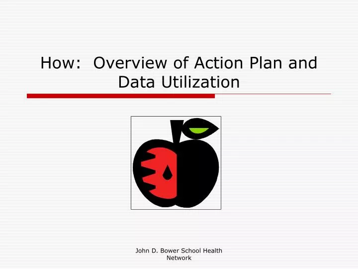 how overview of action plan and data utilization