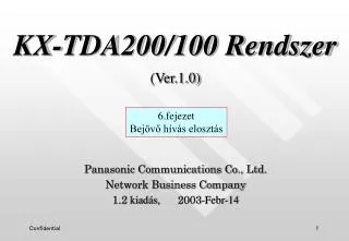kx tda200 100 r e ndszer ver 1 0