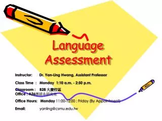 Language Assessment