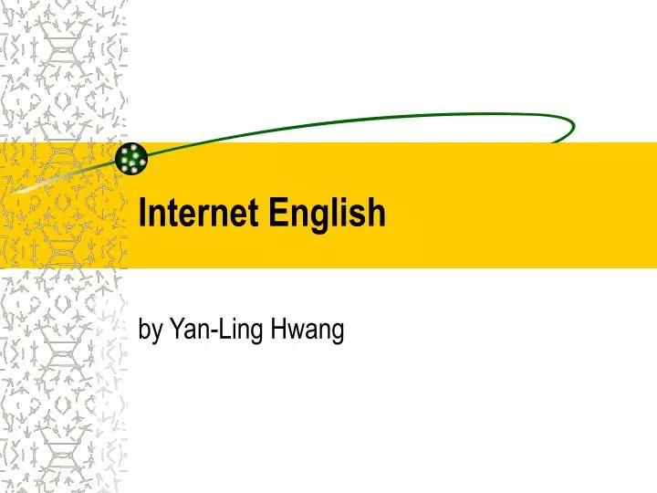 internet english