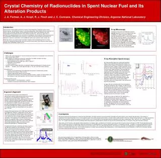 Crystal Chemistry of Radionuclides in Spent Nuclear Fuel and Its Alteration Products