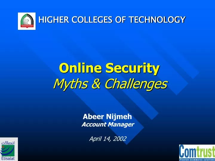 online security myths challenges