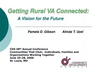 Getting Rural VA Connected: A Vision for the Future