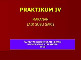 praktikum iv