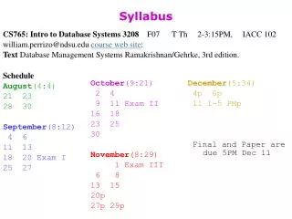 Syllabus