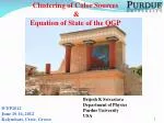 Clustering of Color Sources and Quark-Gluon Plasma Dynamics in High-Energy Nuclear Collisions - slide 1