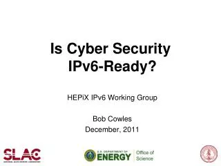 Is Cyber Security IPv6-Ready ?