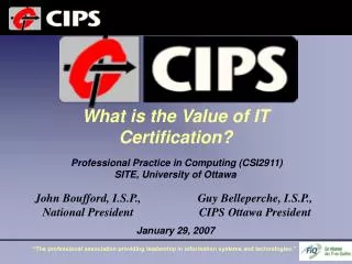 What is the Value of IT Certification?