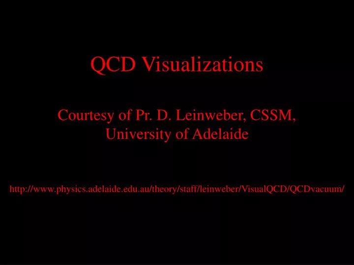 qcd visualizations