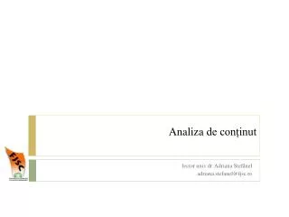 analiza de con inut