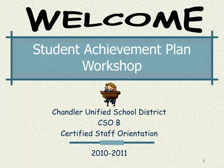student achievement plan workshop
