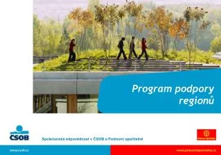 program podpory region