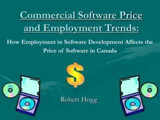 Commercial Software Price and Employment Trends: