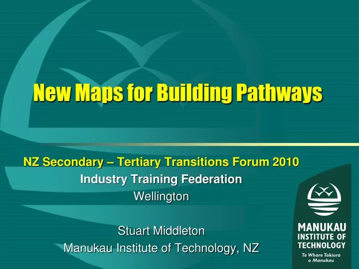 new maps for building pathways