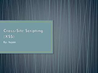cross site scripting xss