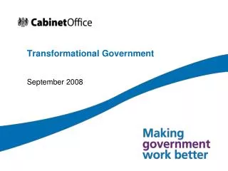 Transformational Government