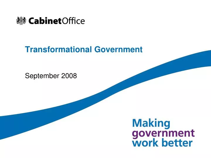 transformational government