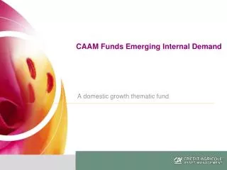 CAAM Funds Emerging Internal Demand A domestic growth thematic fund