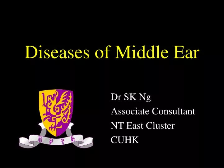 diseases of middle ear