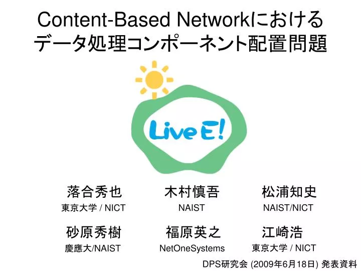 content based network
