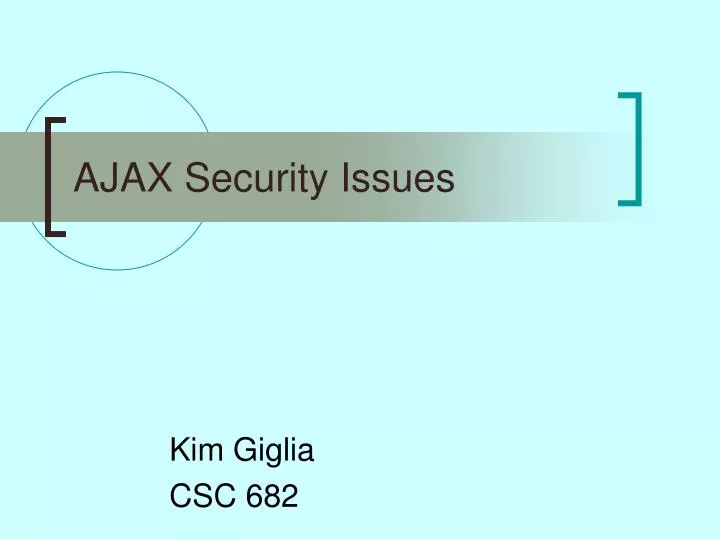 ajax security issues