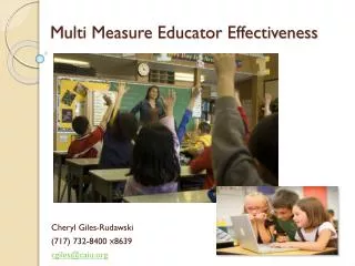 Multi Measure Educator Effectiveness