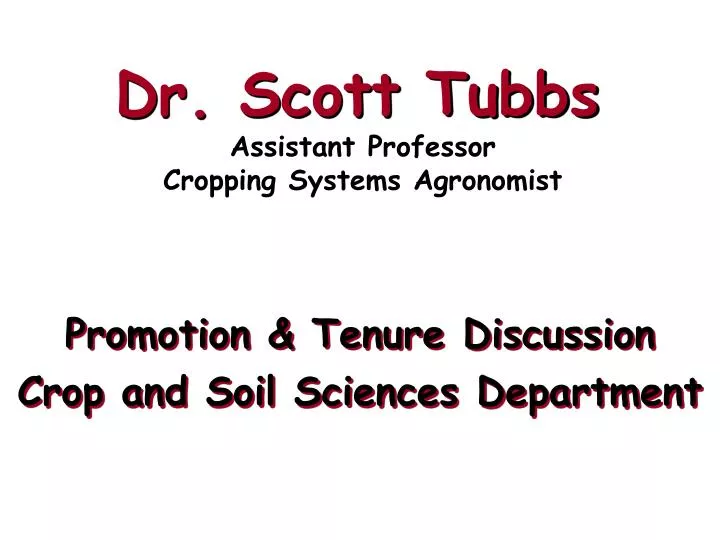 dr scott tubbs